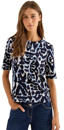 Cecil Damen 3227483 Cupro Touch Print-Shirt (1er Pack)