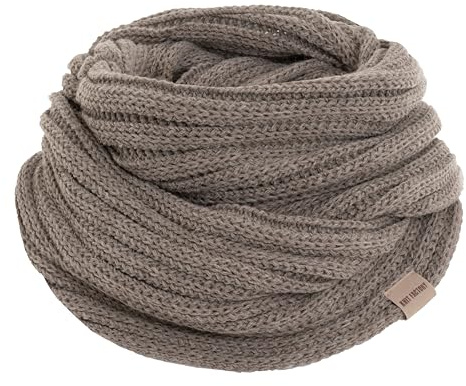 KNIT FACTORY - Nica Loop Schal - One Size | Gestrickter Schlauchschal - Herbst & Winter Essentials - Neckwarmer - Für Damen und Herren - Strickschal mit Wolle