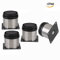 OFKPO 4 pcs Réglable Pieds de Meubles Armoire Pieds Métal Réglable INOX Cuisine Ronde 50 x 60 x 50mm