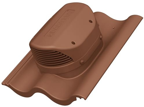 Parotec Flachlüfter für Braas - Harzer, Nelskamp - Sigma Dachlüfter Entlüfter Lüftungsziegel (RAL 8004 - Ziegelrot)