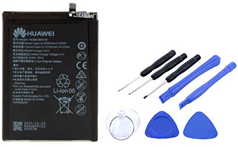 Batteria per Huawei Mate 20 Lite / P10 Plus | Batteria di ricambio agli ioni di litio con 3750 mAh incluso set di attrezzi