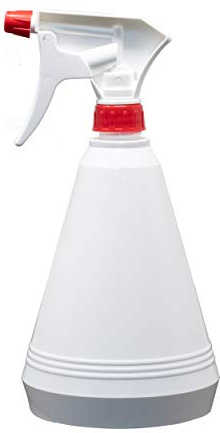 Sprühflasche mit Sprühkopf für Reinigungsmittel und zur Desinfektion (850 ml)