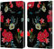 Head Case Designs Offizielle Anis Illustration Rojo Rot Blumen Muster 4 Leder Brieftaschen Handyhülle Hülle Huelle kompatibel mit Apple iPad Air 2 (2014)