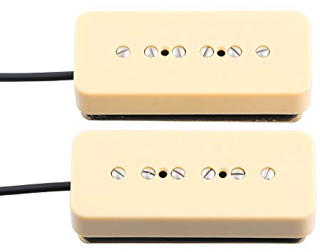 LYWS Anico P90 Humbucker-Tonabnehmer mit 5 Magneten, geräuschlos, stapelbar, elfenbeinfarben
