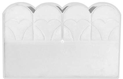 1pc Jardin Bordures Moule en Plastique Bricolage Parterre Moule béton Brique Bordures Bloc Mold Décoration pour la pelouse Cour