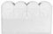 1pc Jardin Bordures Moule en Plastique Bricolage Parterre Moule béton Brique Bordures Bloc Mold Décoration pour la pelouse Cour