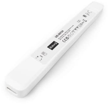 illuburg LED Trafo 24V 30W Slim Flackerfrei Geräuschlos für G4 GU5,3 LED Streifen Möbel Verdeckte Montage Netzteil Treiber Vorschaltgerät Driver Power Supply