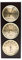 JINYISI Barometer Thermometer Hygrometer - Innen/Außen Wetterinstrument für Hauswand