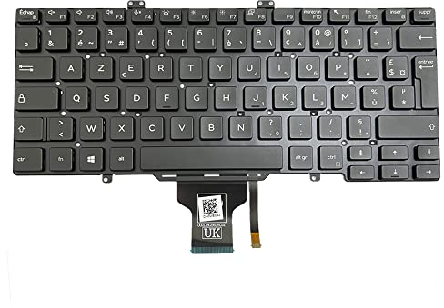 ZAHARA 0VTHGH Teclado retroiluminado en francés para DELL Latitude 7400 3400 5400 7410 5401 5411 CN-0VTHGH PK132EE2B17