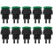 YUMILI Connettore rapido, 10 Pezzi G1/2 G3/4 a 4/7 Connettore rapido per Tubo da Giardino, Adattatore per Tubo Flessibile per Rubinetto per Cucina Bagno da Giardino