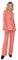 TRENDYOL Blazer à Carreaux Standard pour Femme Manteau, Rot, 42