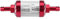 8MM Benzinfilter Motorrad,Ersatz Motorrad Kraftstofffilter Motorrad Kraftstofffilter Benzinfilter Aluminium Massive Metallausführung,für Motorräder Universal Benzinfilter Ölfilter(Rot)