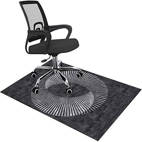 EYZO Alfombrilla para Silla de Oficina 70 × 100 cm, Chair Mat Alfombra Gaming Suelo Alfombrilla para Silla Suelos Duros Protector de Suelo para Silla de Oficina Alfombra para Silla Gaming Oficina