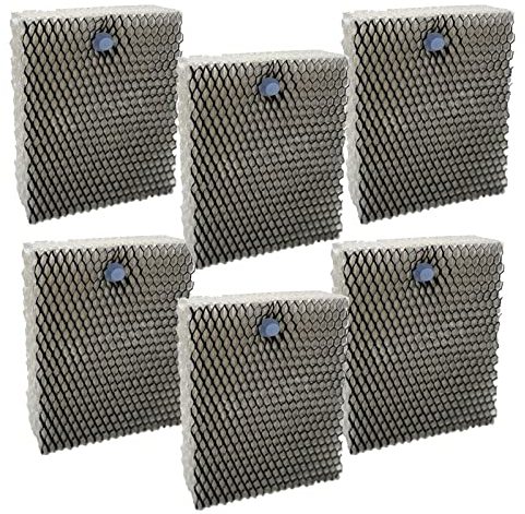 HIFROM 6 Stück Ersatz-Luftbefeuchter-Dochtfilter HWF100 Ersatzfilter E kompatibel mit Holmes HM4600 HM6000 HM6000RC HM6005 HM7203 HM7203RV HM7204 HM7808 HM7305 Luftbefeuchter