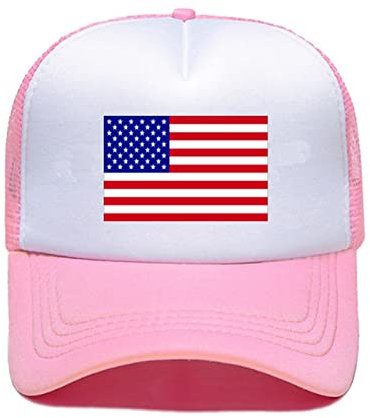 QIFLY Unisex Camouflage Baseball Cap Embroidery Dad Hat with American Flag for Men and Women Us American Flag Embroidered Mesh Trucker Cap Baseball Cap Herren Damen
