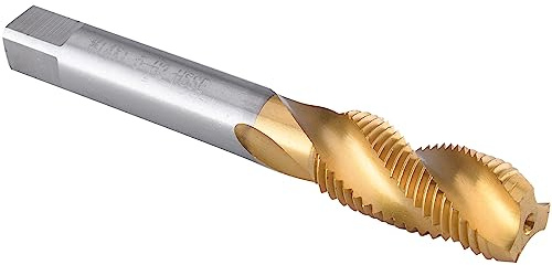 Burkit Taraud hélicoïdal M14 x 1,5, acier rapide avec revêtement en titane, filetage M14 x 1,5