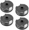 Alnicov 4PCS Strimmer Spool y Line Reemplazo de línea de Carrete Compatible con Parkside PRT 550 A1 B2 C3 Line String Trimmers