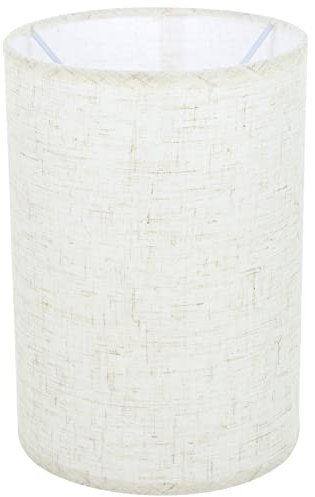 OSALADI Abat-Jour En Tissu Abat-Jour Cylindrique Clip Sur Ampoule Couvercle De Lumière Baril Couvercle De Lumière En Forme De Pour Lampe De Table Et Lampadaire