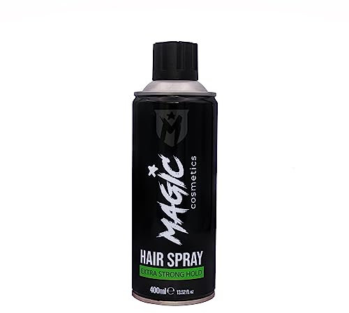 Magic Cosmetics Haarspray | Extra starker Halt | Haarspray Friseurbedarf | Haarstyling für alle Haartypen | Haarspray für Damen und Herren | Extra Volumen | Lang anhaltender Halt | 400ml | 1 Stück