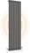 Heilmetz Vertical Radiator Anthracite Radiators Column Designer Flat Panel Radiator Modern Heater Central Heating Radiator 1600 x 456mm