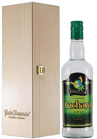 Brasilia Original Cachaca mit Geschenk-Holzkiste