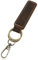 Andibro Porte-clés de voiture en cuir véritable,vintage universel porte clef voiture avec 2 porte-clés et 1 porte-clés de type pression pour homme et femme