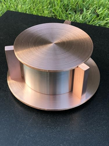 Weihwasserkessel Kupfer Edelstahl Grabschmuck modern