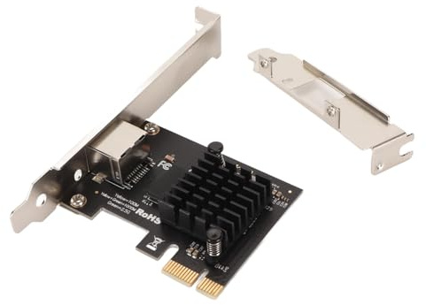 Annadue PCIE Netzwerkkarte, 2,5 Gbit/s 8125 T1 PCIE 2,5 G Gaming Netzwerkkarte, Unterstützt ACPI APM Gigabit Ethernet Karte, Desktop 2500 M Soft Router RTL8125 für PC Desktop Gaming.