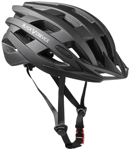 Black Crevice Fahrradhelm, schwarz, L (58-61 cm)