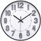 VINILITE Wanduhr ohne Tickgeräusche Modern 3D Digitale Quartz Lautlos Wanduhr Batteriebetrieben für Küche, Wohnzimmer, Schlafzimmer, Büro 30x30 cm