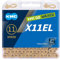 KMC X11EL Waxed 11 Speed Chain, Ti-N Gold, 118 Link