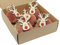 BoBoU Valentinstag Geschenkanhänger Rosa Rentier 5er-Set aus Holz und Filz Valentinstagsgeschenk Schmuck Deko Geschenk Anhänger Valentinstag Dekoration (Rentier Pink)
