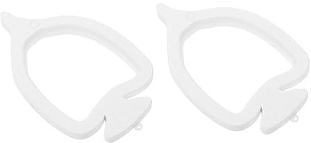 SEWOART 2Stücke Floating Fish Feeding Rings for Aquariums Durable and Convenient Aquarium Feeding Circles for Tropical Fish and Shrimp