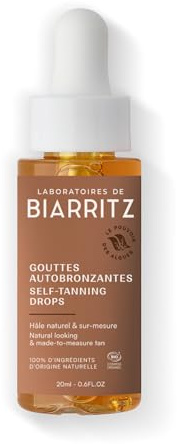 Laboratoires de Biarritz - Bio-Selbstbräunungstropfen - Eine schöne natürliche Bräune nach Wunsch - Gesicht und Körper - 20 ml