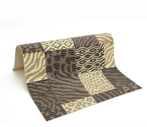 Bestlivings Waschmaschinenauflage 60x60cm x 4,5mm (Motiv: Patchwork) Rutschfeste Auflage für Waschmaschine/Trockner - ÖKO Tex Standard 100 - Universal Abdeckung zuschneidbar