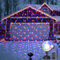EAMBRITE - Proiettore a LED con telecomando, con testine mobili, motivo nevicata, illuminazione che crea un’atmosfera