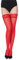 Merry Style Damen halterlose Mikrofaser 40 DEN Strümpfe mit Spitze MS 791 (Rot-791, XL-XXL (46-50))