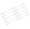 Fdit LED Strip Light Female Male DC 12V Power Inline Cable Wire Switch Plug Adapter Toggle Switch for LED Strips Pack of 5 White