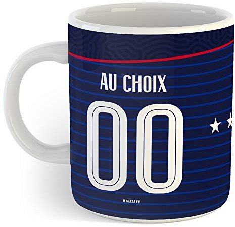 MUG Tasse Personnalisable 2 ÉTOILES ÉQUIPE DE France DE Football FABRIQUÉ en France