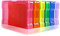 novelinks Transparent 4 x 6 Photo Storage Boxes - Photo Organizer Cases - 6 PACK (Multi-colored)