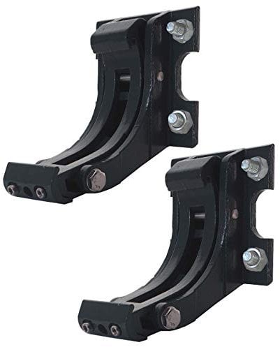 Mendler 2er-Set Wandhalterung für Markise T122, T123, Wandkonsole Wandmontage Adapter - anthrazit