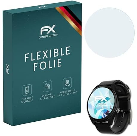 atFoliX Schutzfolie kompatibel mit Asus VivoWatch SP HC-A05 Folie, ultraklare und flexible FX Displayschutzfolie (3X)