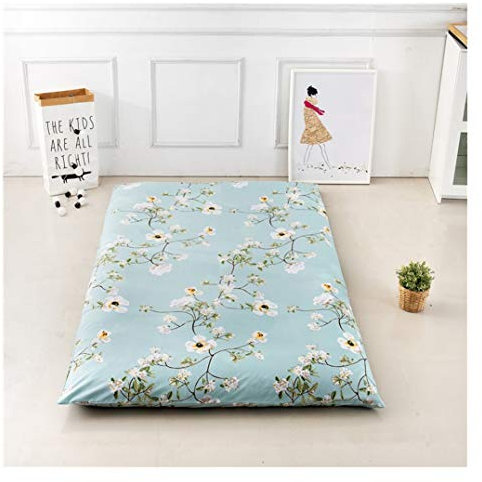 Matratzenbezug mit Reißverschluss, staubdicht, passend für Futon-Matratzen, Tatami-Matratze, weiche Matratze, bis zu 10 cm tief 90 x 200 cm I
