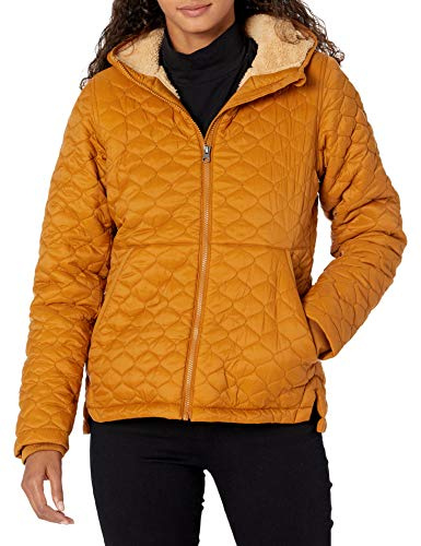 Amazon Essentials Damen Leichte, Gesteppte, Wasserabweisende Steppjacke mit Sherpa-Futter Und Durchgehendem Reißverschluss