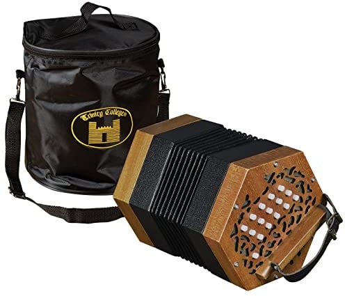 Trinity College New AP-1230A Anglo-Style Concertina Walnuss