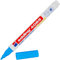 edding 4085 Kreidemarker - hellblau - 1 Kreidestift - Rundspitze 1-2 mm - dünner Kreidestift für Tafel abwischbar - zum Beschriften von Fenster, Glas, Spiegel - Tafelstift mit deckenden Farben