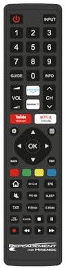 Jolly Line Replacement, Telecomando Universale TV per HISENSE, Compatibile con televisore HISENSE, nessuna Configurazione richiesta, JL1720