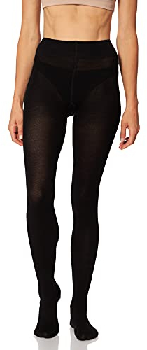FALKE Femme Family W Ti Coton Durable Unis Collants, Noir Black 3009, 42-44 EU