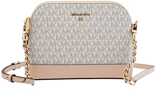 Michael Kors Jet Set Charm Large Dome Crossbody, Vaniglia/Rosa chiaro, Einheitsgröße