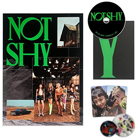 ITZY Album - NOT SHY [ B ver. ] CD + Photobook + Photocards + Lyric Accordion Book